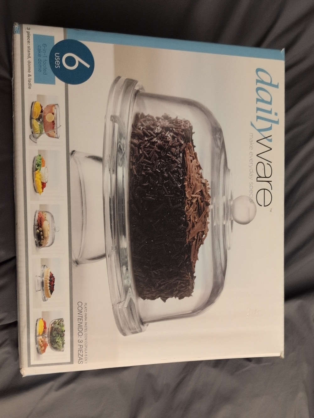 Dailyware 6 In 1 Footed Cake Dome